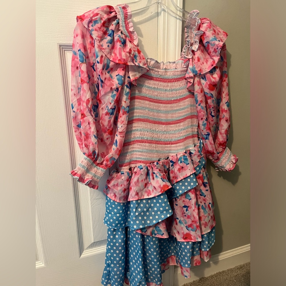Boutique Colorful Mini Dress